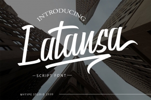 Latansa - Script Font Font Download