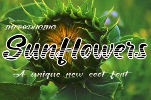 Sunflowers Font Download