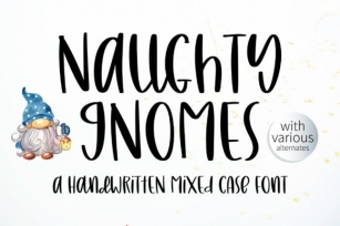 Naughty Gnomes Font Download