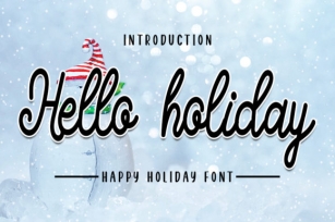 Hello Holiday Font Download
