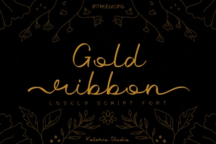 Gold Ribbon Font Download
