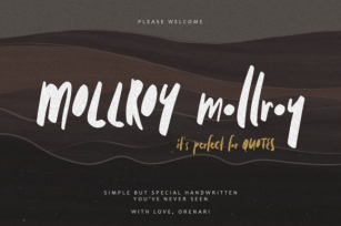 Mollroy Font Download