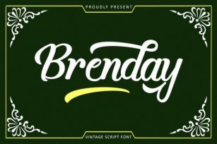 Brenday Font Download
