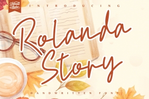 Rolanda Story - Handwritten Font Font Download