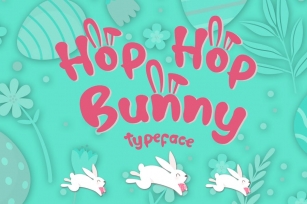 Hop Hop Bunny - Easter Font Font Download