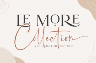 Le More Collection Font Download