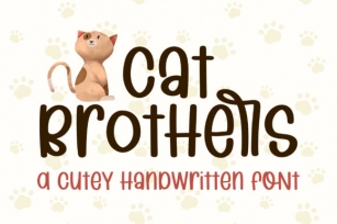 Cat Brothers Font Download