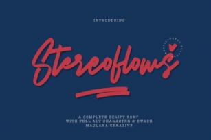 Stereoflows Font Download