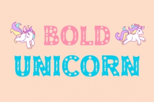 Bold Unicorn Font Download