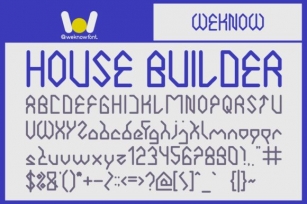 House Builder Font Download