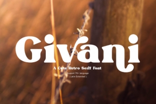 Givani Font Download