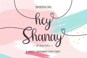 Hey Shanay Font Download