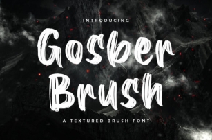 Gosber Brush Font Download