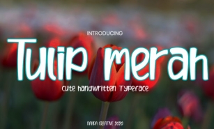 Tulip Merah Font Download
