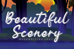 Beautiful Scenery Font Download