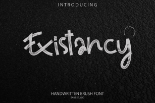 Existancy Brush Font Font Download