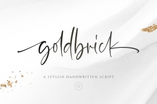 Goldbrick - Modern Stylish Script Font Download
