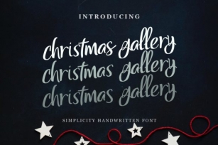 Christmas Gallery Font Download