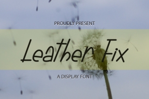 Leather Fix Font Download
