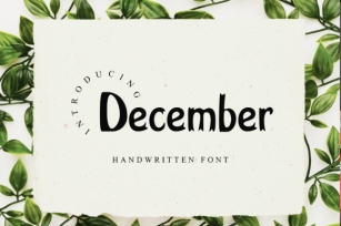 December Font Download