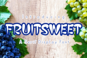 Fruit Sweet Font Download