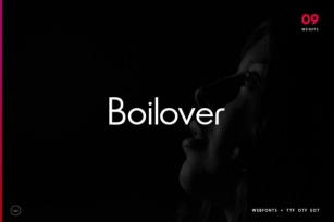 Boilover Font Download