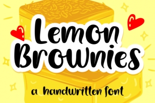 Lemon Brownies Font Download