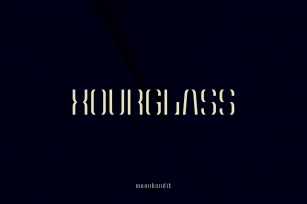 Hourglass - Uniquely Elegant typeface Font Download