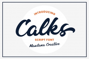 Calks Script Font Font Download