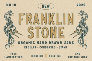 Franklin Stone & Extras Font Download