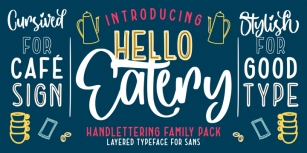 Hello Eatery Family Font Download