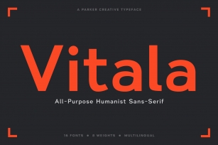 Vitala - A Workhorse Sans-Serif Webfont Font Download