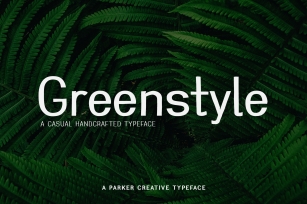 Greenstyle Casual Handcrafted Webfont Font Download