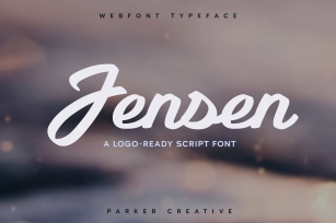 Jensen - Logo-Ready Script Webfont Font Download