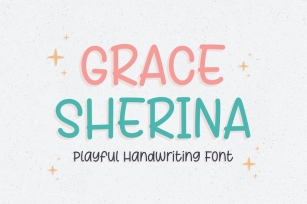 Grace Sherina - Fun Handwritten Font Font Download