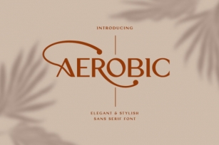 Aerobic Font Download