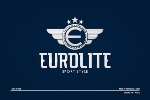EUROLITE - Sport Font + BONUS Font Download