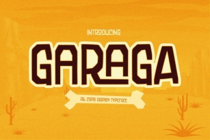 Garaga - a Block Ligature Font Download