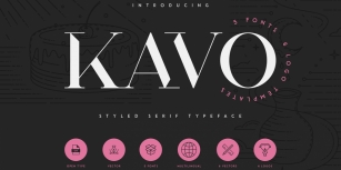 Kavo Styled Font Download