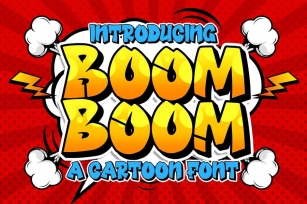 Boom Boom Cartoon Font Font Download