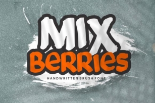 Mix Berries Font Download