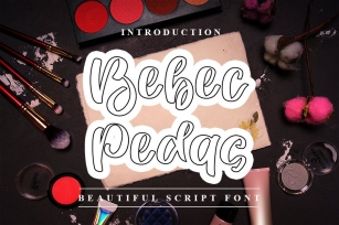 Bebec Pedas - Beautiful Script Font Font Download