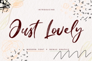 Just Lovely Font Download