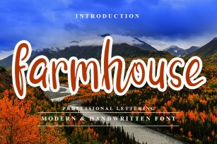 Farmhouse - Modern Farm Font Font Download