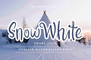 Snow White - Stylish Handwritten Font Font Download