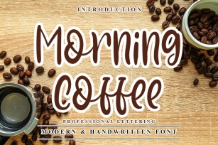 Morning Coffee - Modern & Handwritten Font Font Download