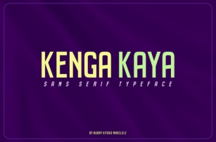 Kenga Kaya Font Download