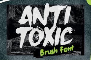 Anti Toxic Font Download