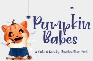 Pumpkin Babes Quirky and Cute Handwritten Font Download