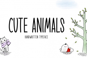 Cute Animals Font Download